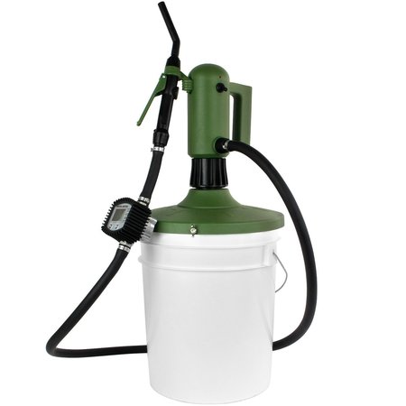 TERA PUMP Electric Pail Pump with Meter TRPAIL-M